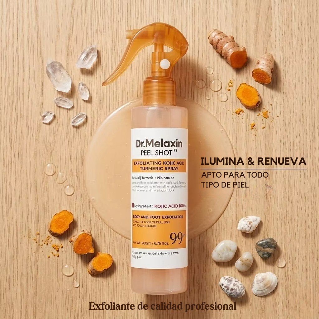 Dr. Melaxin Peel Shot — Spray Coreano para Manchas, Codos Oscuros y Piel Opaca